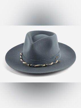 NWOT Gigi Pip Denim Daydreams Fedora Hat